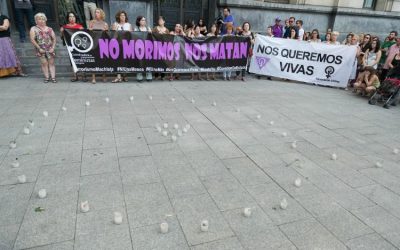 Zaragoza clama contra la violencia machista.