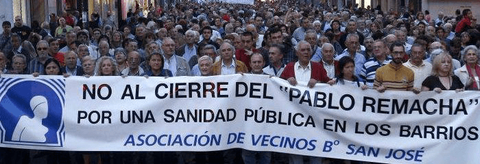 Los vecinos reclaman que el servicio de Radiología del CME San José vuelva a tener los medios humanos de 2013