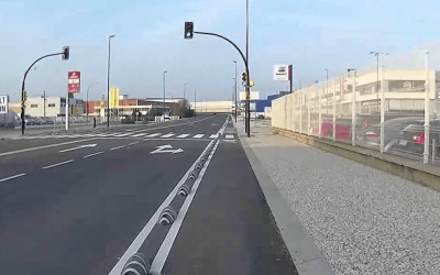 Comienzan las obras para conectar el carril bici de Alcalde Caballero con la avenida San Juan de la Peña