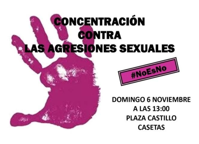 Concentración contra las agresiones sexuales: no es no