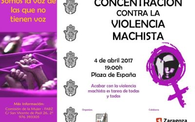 Concentración mensual contra violencia machista MARTES 4 de abril