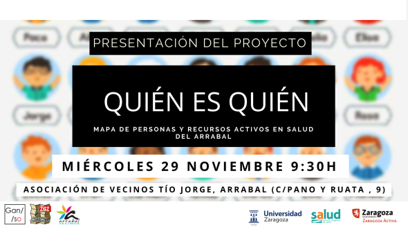 Presentación del proyecto "Quién es quién en Arrabal", un mapa para la Salud comunitaria del barrio