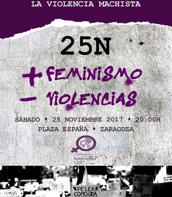 MUJER MANIFESTACIÓN Día Internacional contra la violencia machista