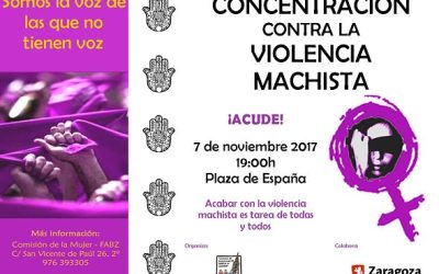 Concentración mensual contra la violencia machista HOY MARTES