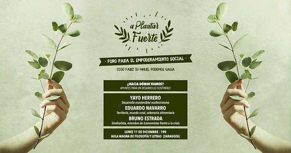 Nace el Foro para el Empoderamiento Social “A plantar fuerte” PRESENTACIÓN LUNES 11