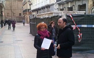 Recurso administrativo contra un garaje en San Miguel que supone despeatonalizar la emblemática calle zaragozana