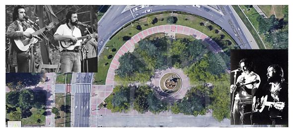 Inauguración de la glorieta dedicada a La Bullonera DOMINGO