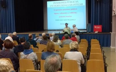 "Las pensiones un derecho a garantizar", con el profesor Ángel Sanz Cintora, en La Paz FOTOS