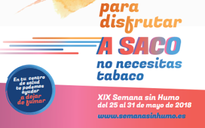 PREVENCIÓN XIX Semana sin Humo Del 25 al 31 de mayo de 2018