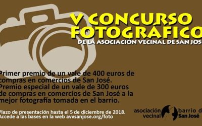 Concurso de Fotografía: "Mayores en los barrios". Originales hasta el 5 de diciembre