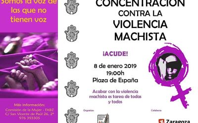 Concentración contra violencia machista ENERO