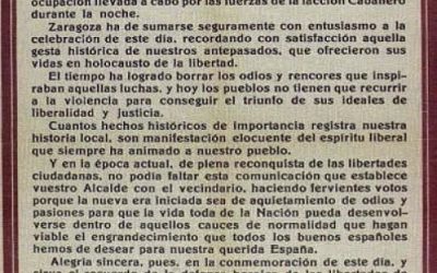 Cincomarzada Historia de una fiesta popular C. Forcadell.  ANDALAN 1977