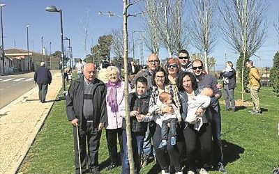 Plantación de un árbol por cada niño nacido en Casetas