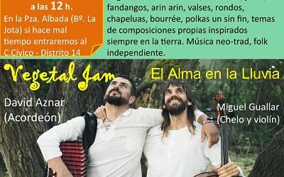 Concierto matinal: Vegetal Jam en la plaza Albada de La Jota