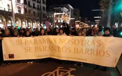 La lucha feminista inunda Zaragoza el 8 de Marzo. MANIFIESTO.