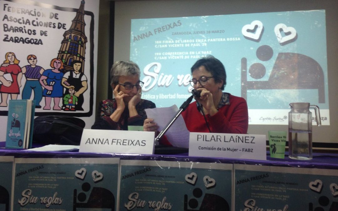 Conferencia de Anna Freixas: Sin reglas. Erótica y libertad femenina en la madurez