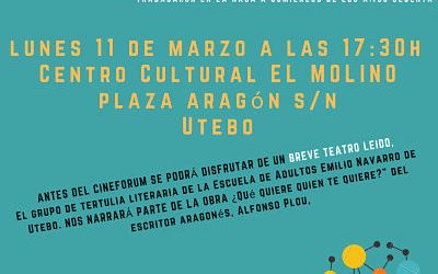 Documental Mujeres científicas y teatro leído en Utebo