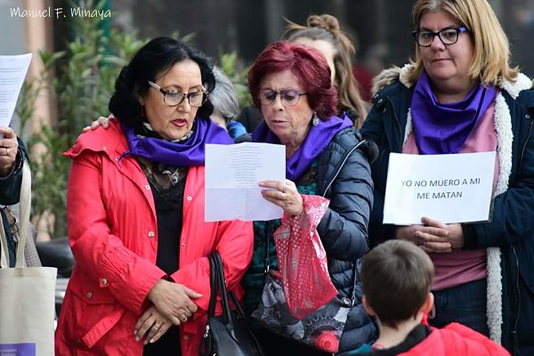 MANIFIESTO concentración contra violencia machista abril