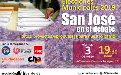 Debate elecciones municipales en AV. San José