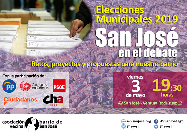 Debate elecciones municipales en AV. San José