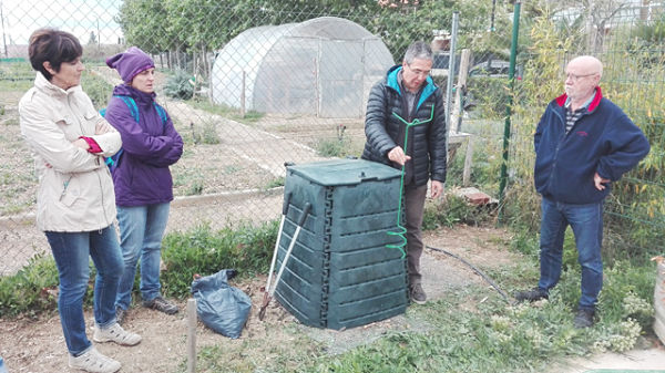 Compostaje comunitario en Parque Goya Zero Residuos