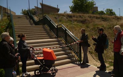 «Inauguración»  en Santa Isabel del paso sobre el túnel de la Z-40