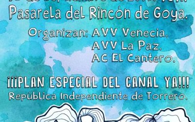 Manifiesto y cartel de la BAJADA del CANAL 2019