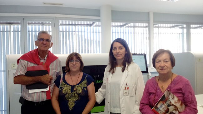 La Comisión de Salud de la FABZ visita el Banco de Sangre de Aragón