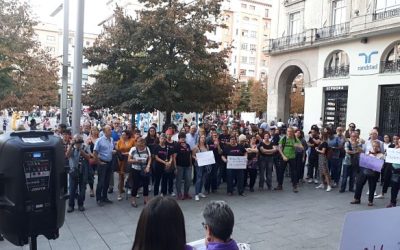 Comunicado en la concentración contra la agresión sexual en las fiestas del Pilar