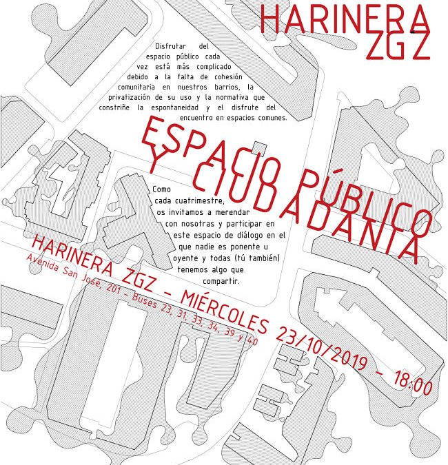 Agora ciudadana: Espacio público y ciudadanía, en la Harinera ZGZ