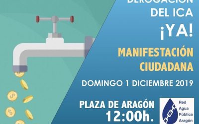 MANIFESTACIÓN por la derogación del ICA Domingo 12 horas