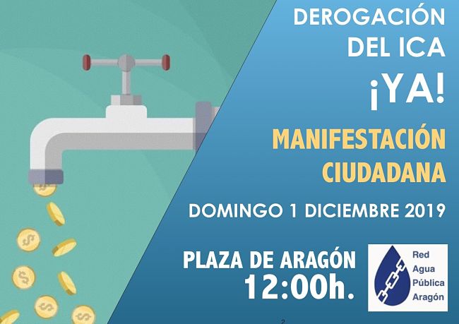 MANIFESTACIÓN por la derogación del ICA Domingo 12 horas