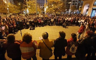 Concentración FABZ violencias machistas MANIFIESTOS y FOTOS