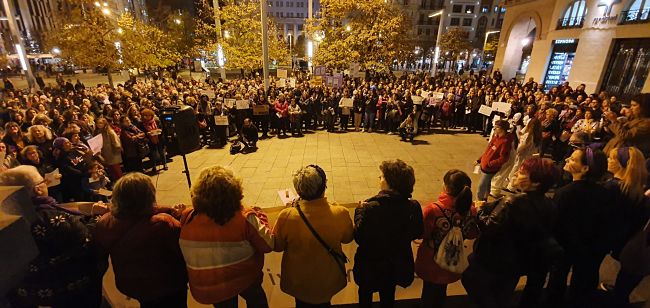 Concentración FABZ violencias machistas MANIFIESTOS y FOTOS