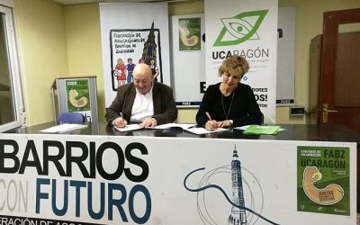 Firmado convenio de colaboración FABZ-UCA para asesoría sobre consumo y servicios