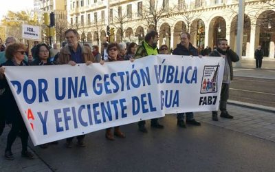 Contra el ICA, la RAPA seguirá reclamando un Plan de Saneamiento justo y sostenible