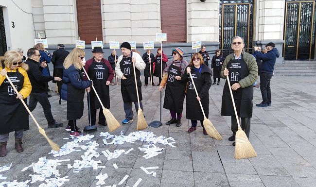 La Comisión de Salud FABZ por los mayores y el Hospital de Alcañiz