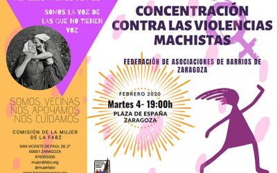 Concentración contra violencias machistas FEBRERO