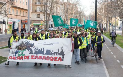 Solidaridad de la FABZ con l@s jardiner@s en huelga de FCC Parques y Jardines