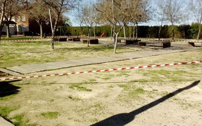 Parque de las Virreinas en MOVERA: reparación conseguida !!