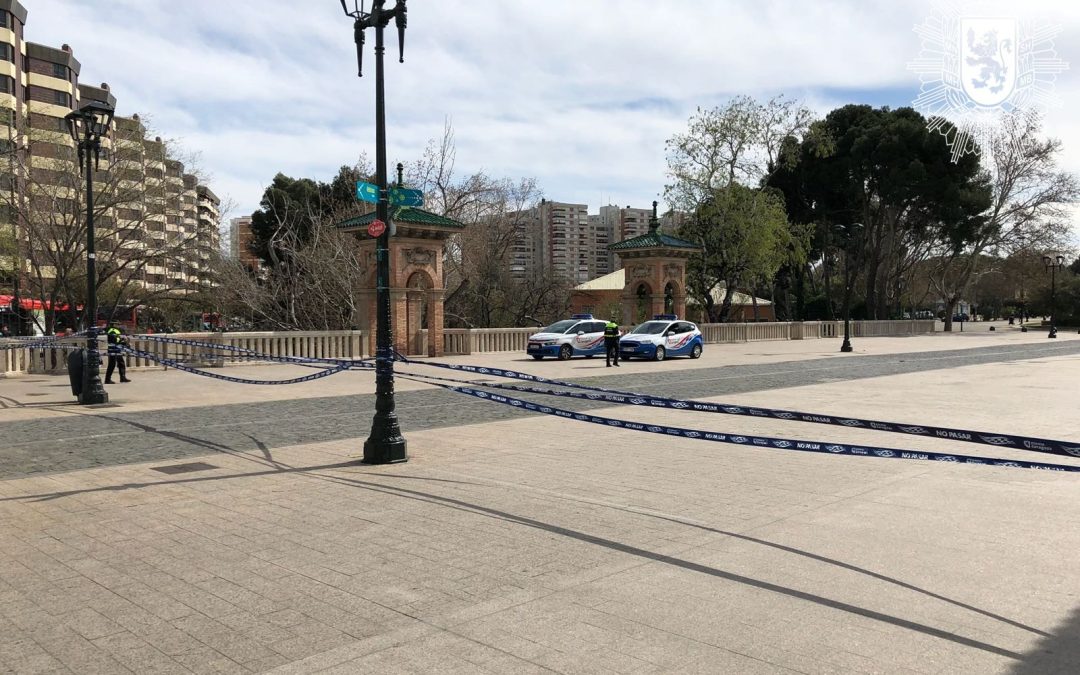 Parques públicos de Zaragoza cierran como medida de precaución