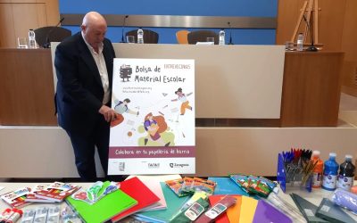 Ayuntamiento, FABZ y FAPAR lanzan un proyecto solidario para dotar de material escolar a familias vulnerables