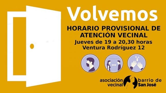 Abre la AV. San José y sigue la actividad de las Asociaciones Vecinales