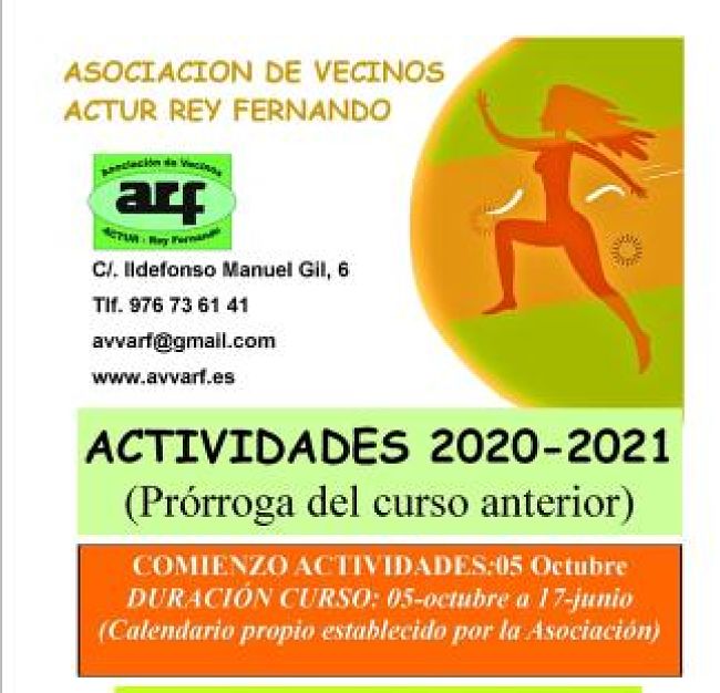 Actividades de la Asociación Vecinal Actur Rey Fernando