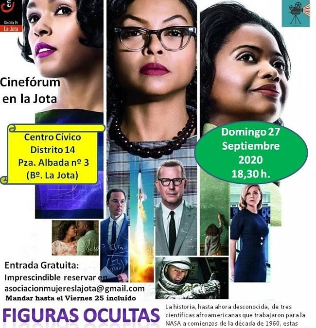 Vuelve el Cinefórum al Centro Cívico La Jota: «Figuras ocultas», un alegato feminista y racial