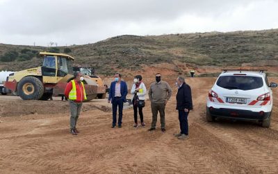 El presidente de la Diputación de Zaragoza, Juan Antonio Sánchez Quero, visita Vera del Moncayo