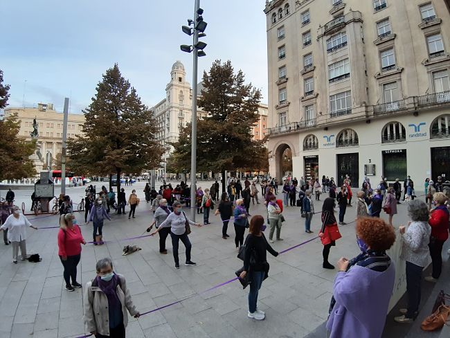 Concentración contra violencia machista Octubre MANIFIESTO y FOTOS