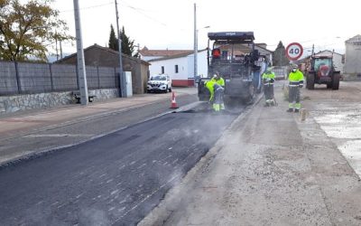 La Diputación de Zaragoza mejora el firme de la travesía de Villarreal de Huerva con un presupuesto de 104.600 euros