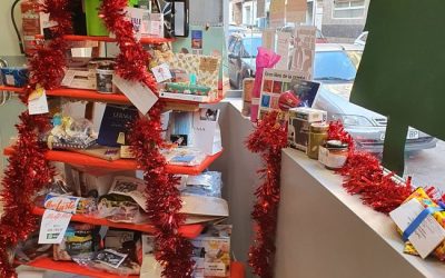 Cesta de Navidad del proyecto Bolsa de Material Escolar