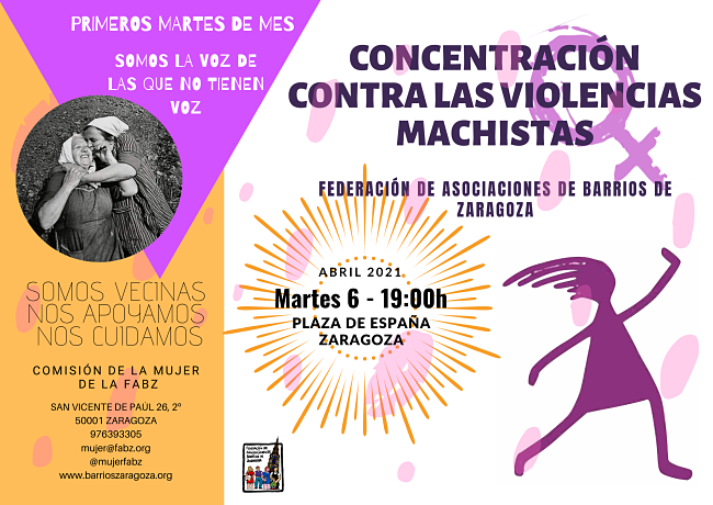 Ante la brutalidad, seguimos denunciando las violencias machistas MARTES 6